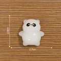 Luminous panda miniature figurine for DIY dollhouse decoration 2.7x2.8cm - 3# Panda