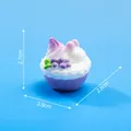 Miniatur-Simulation lila Eis-Fruchtschale DIY Ornament für Puppenhaus, 2,8 cm Größe - 2# Traube