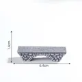 Miniatuur stenen brug beeldje voor feeëntuin DIY decoratie (6,4cm) - 6.4x1.4cm / Grijze Stenen Plaatbrug