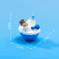 Miniatur 2,9 cm Simulation Blaubeer Schokoladen Eisbecher für Mikro-Landschaften - 3# Blaubeere