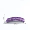 Miniature purple retro bridge ornament for DIY micro-landscape gardening decor - Purple Wooden Board Bridge