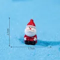Statuina di Babbo Natale in miniatura per fai da te, altezza 2,7 cm, larghezza 1,7 cm. - 1# Babbo Natale Seduto (C3404)