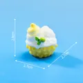 Miniatur Durian-Eis-Fruchtschale Figur für DIY-Dekoration und Mikrolandschaft, 2,8cm - 5# Durian