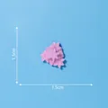 Flores de cerezo en resina rosa en miniatura para micro-paisajes y acuarios DIY - Estilo 3 Flor Púrpura / Púrpura