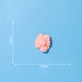 Decoración de resina de racimo de flores de rosa rosa en miniatura para manualidades 1,6cm - Estilo 4 Flor Roja / Rojo