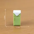 Miniature retro green refrigerator model for dollhouse DIY micro landscape decor 3.2cm - Old Refrigerator (C3340)