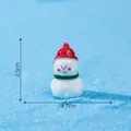 Simpatica statuina di pupazzo di neve in miniatura per decorazioni DIY, 2,5 x 1,7 cm - 6# Pupazzo di Neve con le Mani in Tasca (C3404)