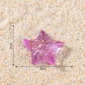 Leuchtender lila Seestern im Miniaturformat für die Dekoration von Aquarienlandschaften - Leuchtender Lavendel