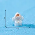 Mini statuina di angelo bianco per decorazione fai-da-te e scrivania, altezza 2,3cm, 2cm. - 7# Angioletto (C3404)