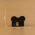 Detailed miniature vintage retro movie projector model for dollhouse DIY decoration - Two-Track Tape Recorder (C3340)