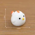 Süße Miniatur-Küken-Figur für DIY-Mikrolandschaft, Größe 2,2 cm x 1,7 cm - Küken Stil 1 (1#)