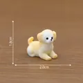Miniature Labrador puppy figurine for DIY dollhouse decor, 2.0cm x 1.8cm size. - Labrador / 1.8x2.0cm