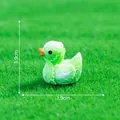 Adorable light green vegetable-themed duck miniature figurine, size 1.9cm by 1.9cm - 1.9cm x 1.9cm / Cabbage Duck