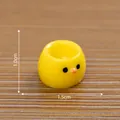 Gelbe Küken-Miniaturfigur für DIY-Terrarien, Größe 1,5 cm Breite und 1,0 cm Höhe - Küken Stil 2 (2#)