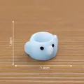 Miniatur-Elefantenfigur in Hellblau für DIY-Puppenhaus-Deko, 1,8 cm groß - Elefant Stil 1 (3#)
