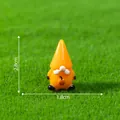 Miniatur-Zwergfigur in Orange für Mikro-Landschaft DIY Garten-Deko Größe 1,8x2,8cm - Oranger Zwerg mit Apfel (10#)