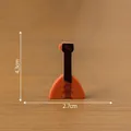 Miniatura di balalaika per casa delle bambole con dimensioni 4,3 cm x 2,7 cm - Balalaika