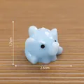 Handgefertigte blaue Elefanten-Teekanne Miniatur für DIY Mikro-Landschaftsdekoration - Elefant Stil 2 (4#)
