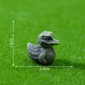 Creative miniature crocodile duck hybrid figurine for DIY micro landscape decoration 2.5cm - Animal Duck / 2# Crocodile Duck