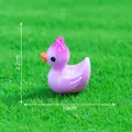 Cute miniature purple vegetable duck figurine for fairy garden DIY landscape decor - Onion Duck