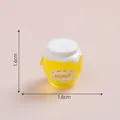 Barattolo di miele in resina miniatura 1,6 cm per decoro casa delle bambole e fai-da-te - 1.6x1.6cm
