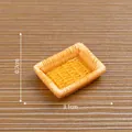 Miniature food play DIY simulation basket for dollhouse micro landscape decor, 3.1cm - Basket Holder (6#)