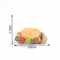 Miniature tree stump with mushrooms for micro landscape DIY garden decor, 3.8cm wide - 4# Small Mushroom Tree Stump