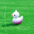 Cute vegetable duck miniature figurine for garden landscaping and micro landscape DIY - Garlic Duck