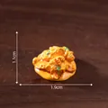 Miniature Sauerkraut Fish figurine, 1.9x1.1cm DIY dollhouse food decor accessory - Crispy Pork with Rice Crust