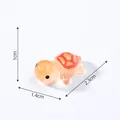 Luminous miniature turtle for micro landscape with 2.3cm length - Printed Style (C0678) / S / Yellow