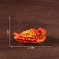 Miniature Chinese squirrel-shaped mandarin fish food model for DIY micro landscape 2.7cm - Squirrel-Shaped Mandarin Fish