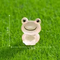 Miniature luminous pink frog figurine for moss micro landscape garden decor, 1.5cm height - Luminous Frog / 1.5cm x 1.1cm / Orange