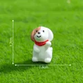 Miniature cartoon dog figurine for DIY micro landscape gardening, 1.7x1.8cm size - 1.7x1.8cm