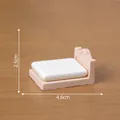 Letto in miniatura per casa delle bambole, decorazione per micro paesaggi fai da te, rosa - Letto (5#)