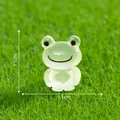 Luminous mini frog figurine for moss micro landscape DIY decoration, size 1.5x1.1cm - Luminous Frog / 1.5cm x 1.1cm / Green