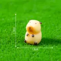 Miniature resin guinea pig figurine for moss micro-landscapes, size 1.9x1.5cm - Guinea Pig Miniature / 3# Blank Stare