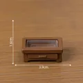 Tavolino da caffè in miniatura marrone per casa delle bambole fai-da-te, 3,9 cm - Tavolino da Caffè (9#)