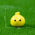Cute yellow chick resin miniature figurine for micro-landscape gardening DIY decoration - 1.6x1.4cm