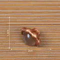 Miniature luminous resin butter lamp ornament with 2cm width for dollhouse DIY decor - 1.3x2.0cm / 2# Umbrella Lamp (Copper)
