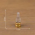 Miniature resin glow-in-the-dark butter lamp for dollhouse decor, size 2.7cm by 1.1cm. - 3# Long Butter Lamp (Gold)