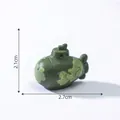 Mini camouflage submarine miniature model for micro landscape DIY decoration 2.7cm - 2# Submarine