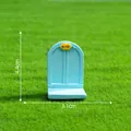 Miniature blue platform model for garden landscape DIY decor, 4.4x3.1cm - 4.4x3.1cm