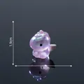 Miniature iridescent unicorn figurine for DIY micro landscape, 1.9cm height detail - Small (1.9cm) / Purple (Model 4 Small)