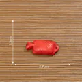 Miniature vintage red hot water bottle accessory for dollhouse DIY micro landscape, 2.7cm - Red Hot Water Bag / 3# Red Hot Water Bag Ornament