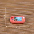 Miniature pink retro handheld game console model for dollhouse DIY decoration 2.3cm long - 5# Handheld Console