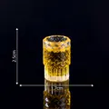 Miniature dollhouse resin juice glass cup model with 2.5cm height dimension for DIY - 4# Large Cup (C2824)