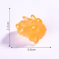 Miniature yellow sea hare luminous figurine for micro landscape beach DIY 3.0x2.2cm - Orange Sea Slug (4#) / Orange