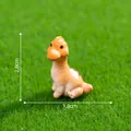 Figurine de dinosaure miniature orange pour micro-paysage, ornement en résine de 2,8 cm - Brachiosaurus (C2879) / 1.8x2.8cm / 3# Brachiosaurus