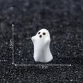 Miniature cute white ghost figurine accessory for DIY micro landscape home desk decor - Ghost Style 2 / 2.5x1.7cm