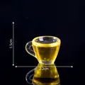 Miniature dollhouse cup with yellow juice model, 2.2cm width x 1.5cm height size. - 6# Large Cup (C2824)
